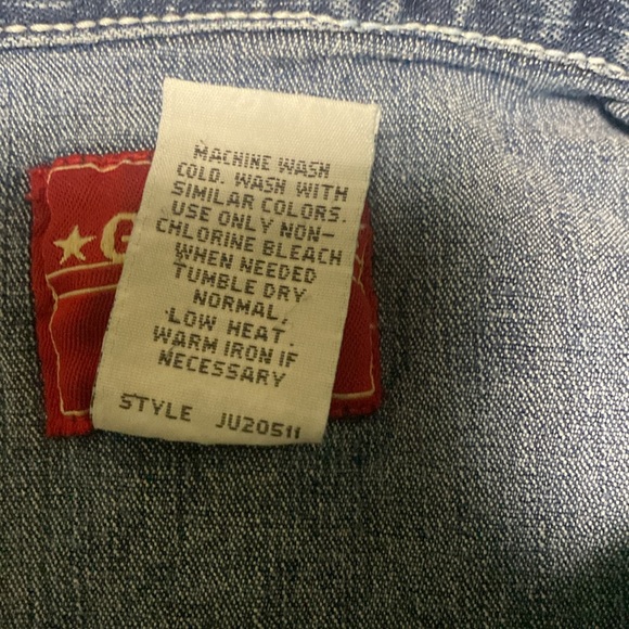 Guess Jean Denim Blue Jean Dress Stretch - Picture 4 of 8